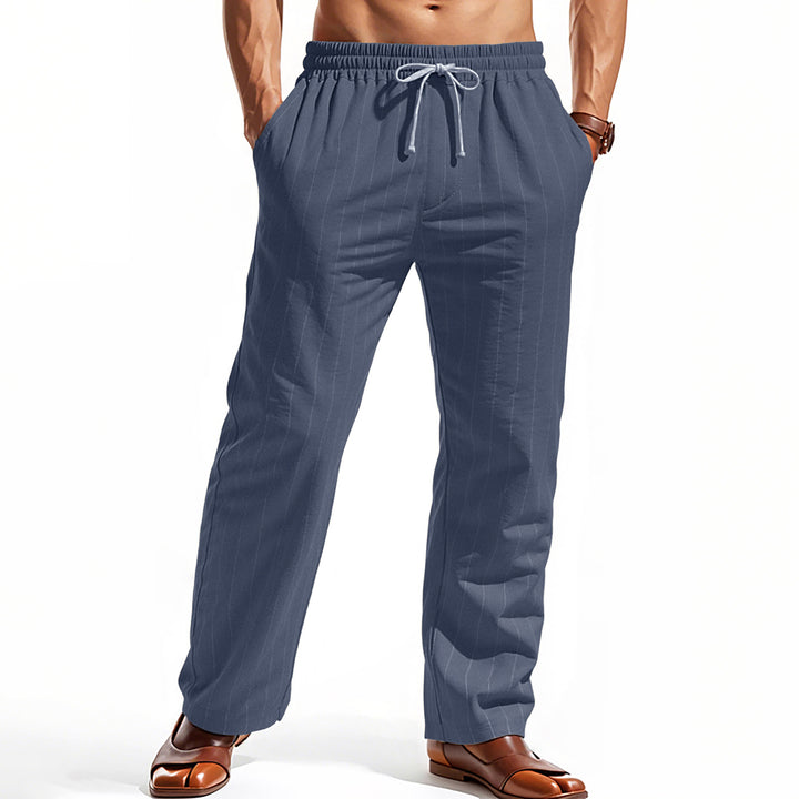 Herren komfortable Freizeithose mit gestreiftem Design Drune