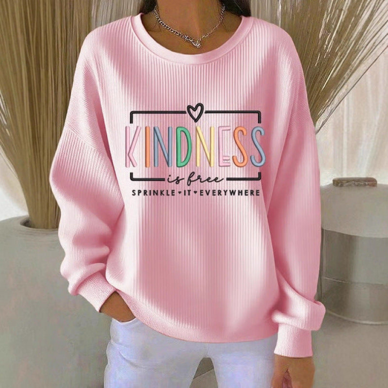 Damen Gemütlicher Sweatpullover mit einzigartigem Design Drune
