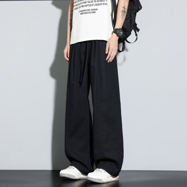 Damen Weite Lagen-Loungehose mit Cargo-Details & elastischem Tunnelzug Drune