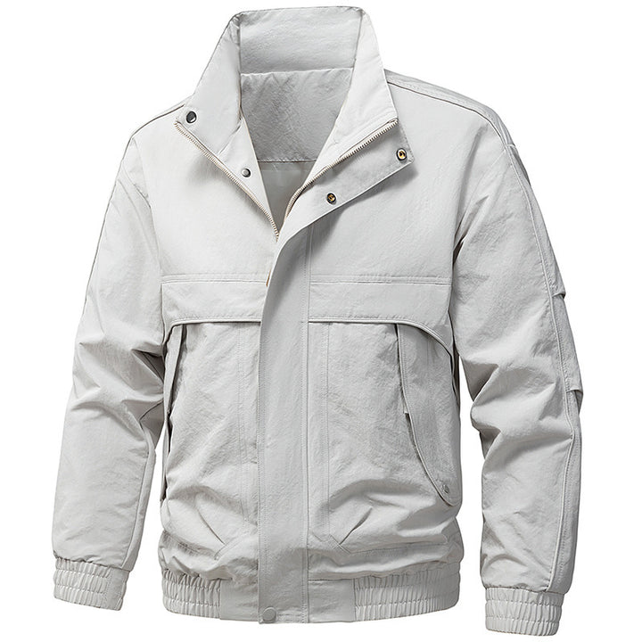 Herren technische Kapuzen-Softshelljacke mit verstellbarer Kapuze und Utility-Taschen Drune