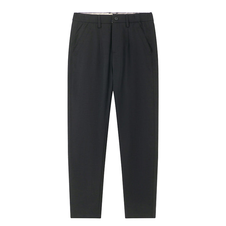 Herren Moderne Relaxed‑Fit Freizeit‑Chino mit leichtem Stretch und umgeschlagenem Saum Drune