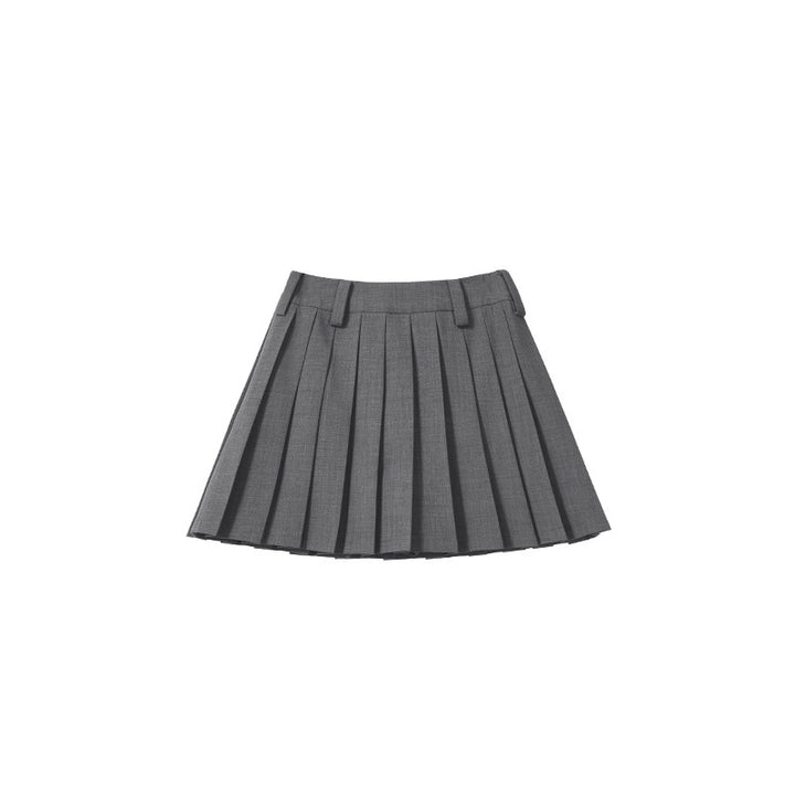 Damen Plissierter Midi-Rock Drune