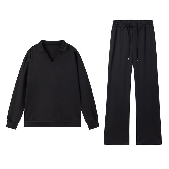 Damen lässiges Sweatshirt und Hose Set Drune