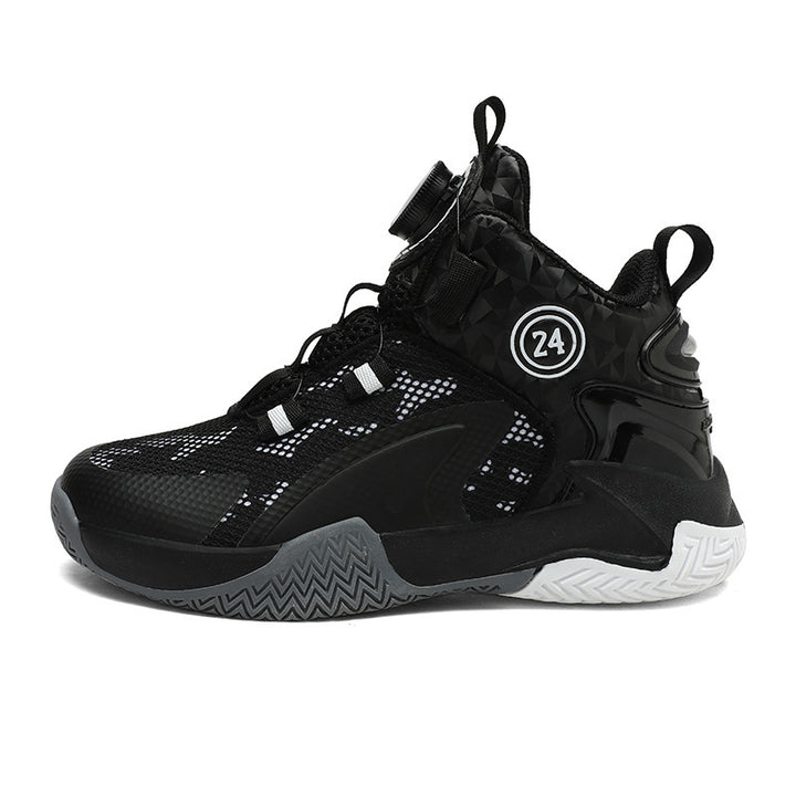 Unisex High-Top Basketball-Sneaker mit Drehverschluss und atmungsaktivem Mesh Drune