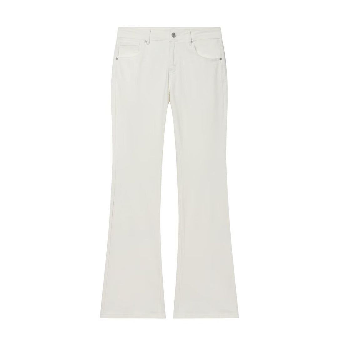 Damen Flared-Jeans mit mittelhohem Bund und Five-Pocket-Design Drune