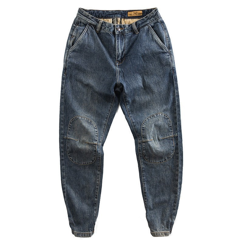 Herren Lässige Jeans mit verstärkten Knien Drune