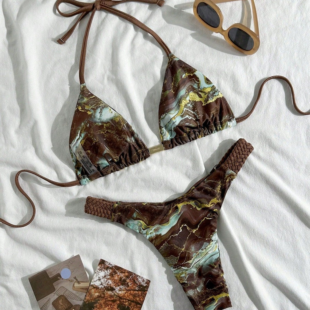 Damen Triangel-Bikini mit innovativen gewebten Details Drune