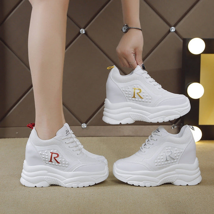 Damen Chunky Sneakers mit atmungsaktiver Mesh-Oberfläche und leichtem Komfort Drune