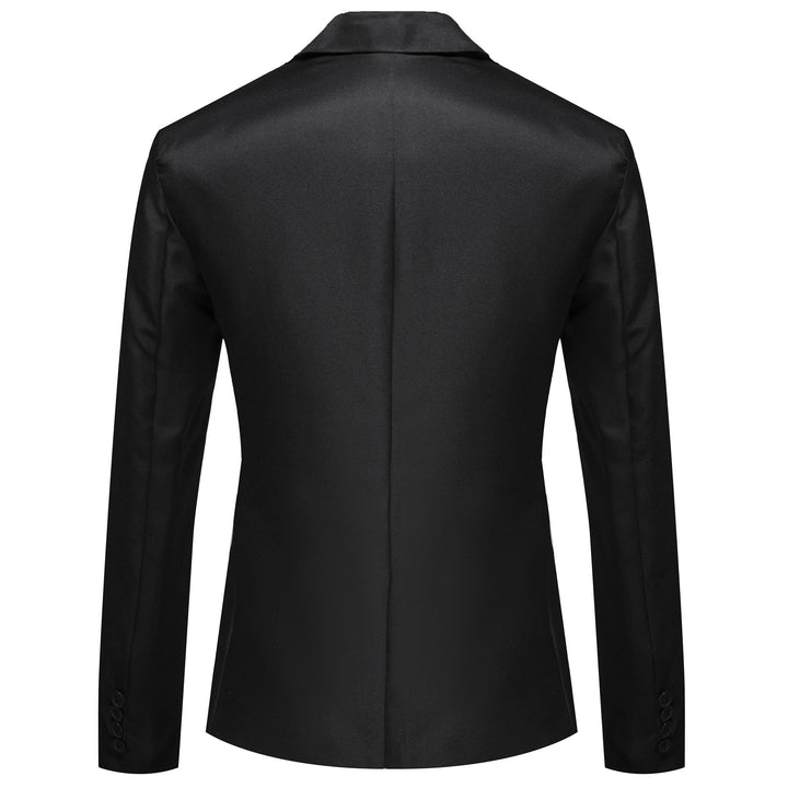 Herren modischer und eleganter Anzugjacke mit satiniertem Finish Drune