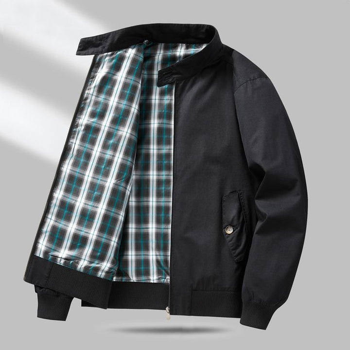Herren Leichte Übergangsjacke mit Karo-Innenfutter Drune