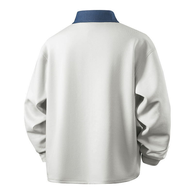 Herren Sportlicher Longsleeve Pullover Drune