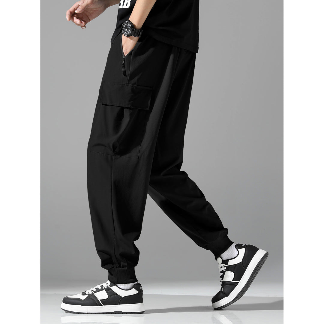 Herren Modische Cargo-Hose mit mehreren Taschen Drune