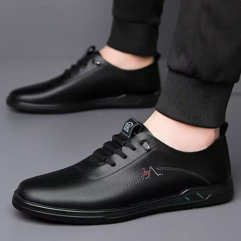 Herren Eleganter leichter Schnür-Casualschuh mit Lederoptik Drune