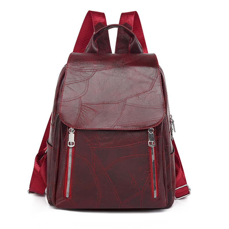 Drune | Diebstahlsicherer Lederrucksack Für Damen