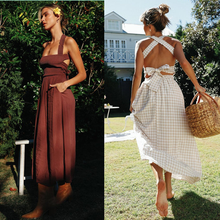 Damen Maxikleid im boho Stil Drune