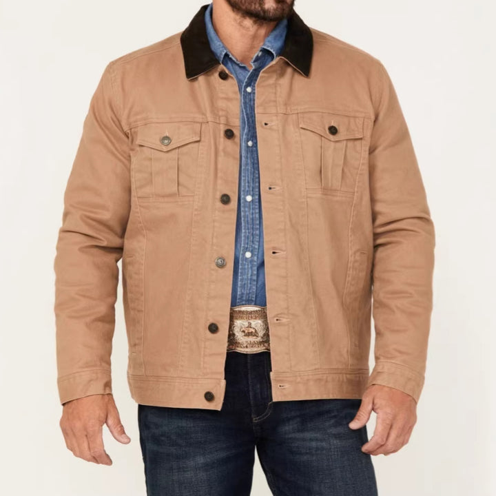 Herren Robuste Denimjacke