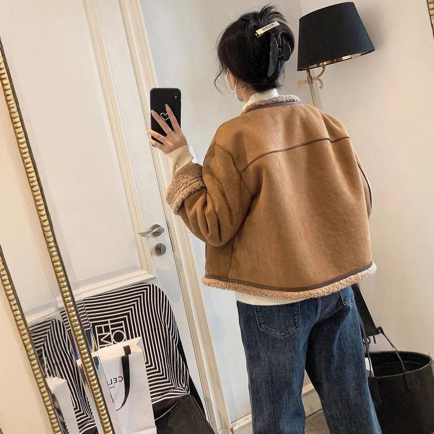 Damen Teddyjacke mit hochwertiger Innenfütterung Drune