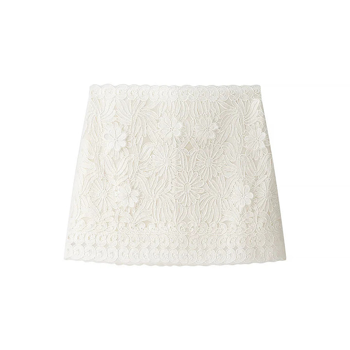 Damen nan bestickte Rüschenbluse mit Biesen‑Vorderteil, Schleifenband und weiten Glockenärmeln Drune