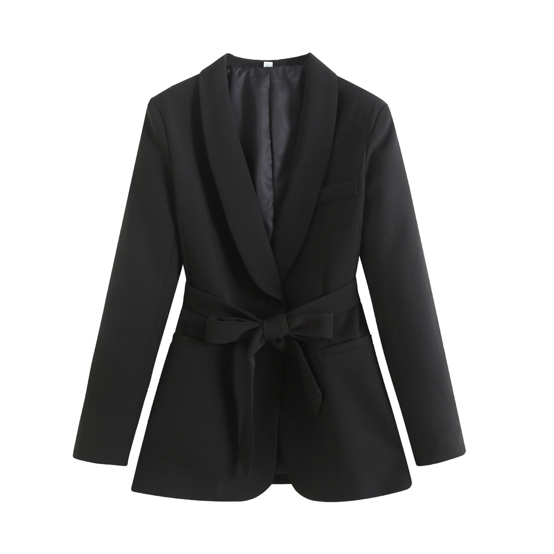 Damen Elegante High‑Waist Palazzo‑Hose mit durchgehender Bügelfalte und Clean‑Finish Drune