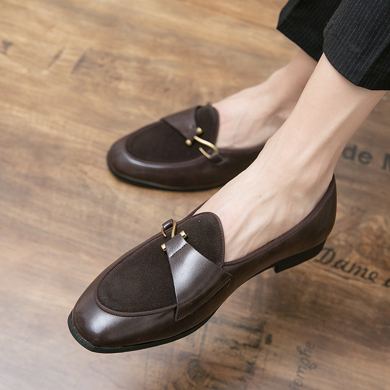 Herren Elegante Mokassins mit modischem Schnallen-Design Drune