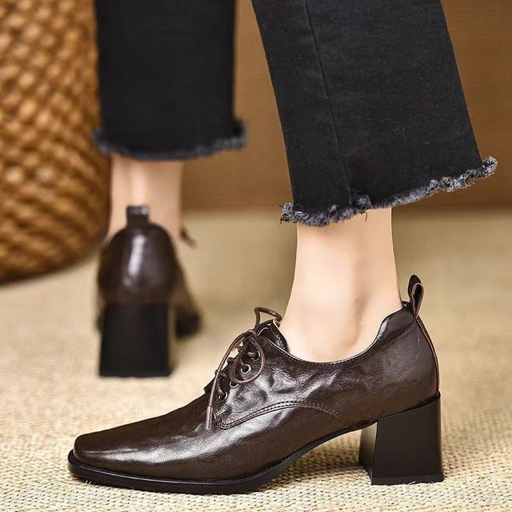 Damen Elegante High Heels mit Schnürung Drune