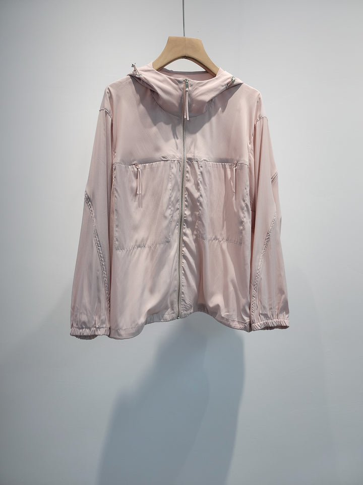 Damen Leichte Kapuzenwindjacke Drune