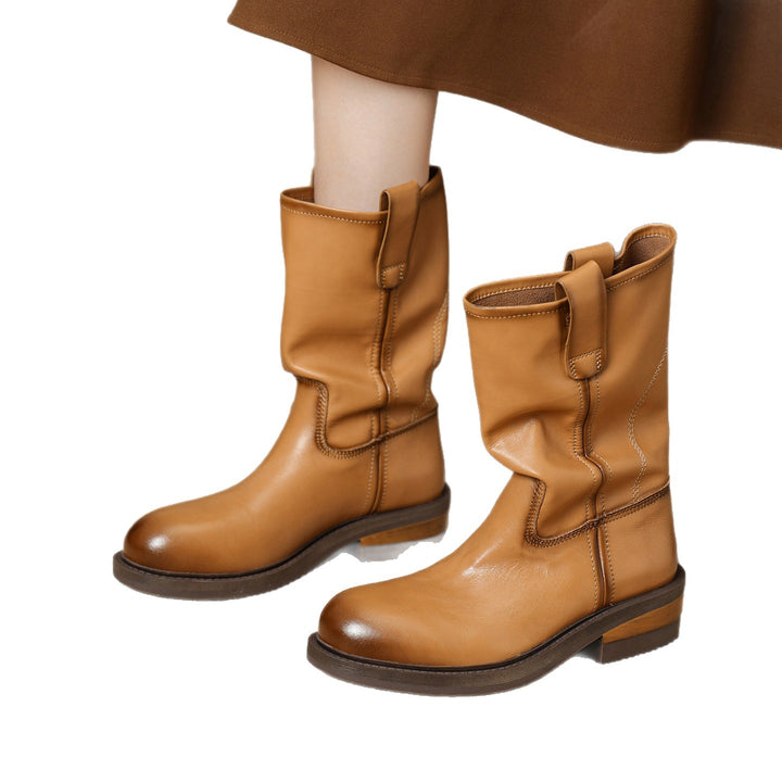 Damen Modische und bequeme Stiefel Drune