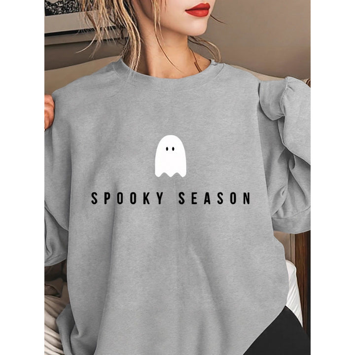 Unisex nan kuscheliges Baumwoll-Sweatshirt mit niedlichem Bären-Print und Rundhalsausschnitt Drune