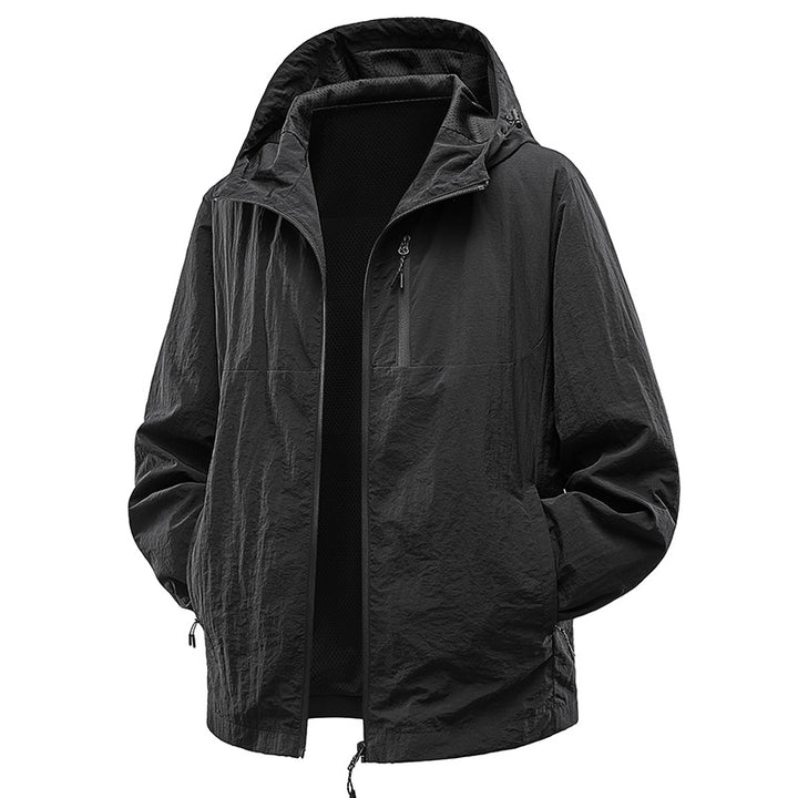 Herren Leichte und atmungsaktive Regenjacke Drune