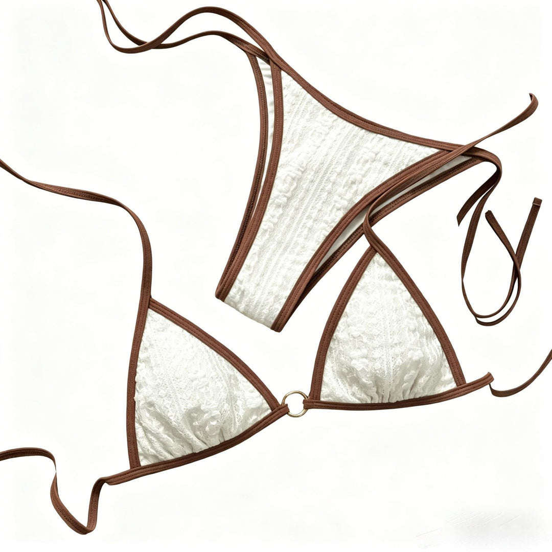 Damen Triangel-Bikini mit eleganten Details Drune
