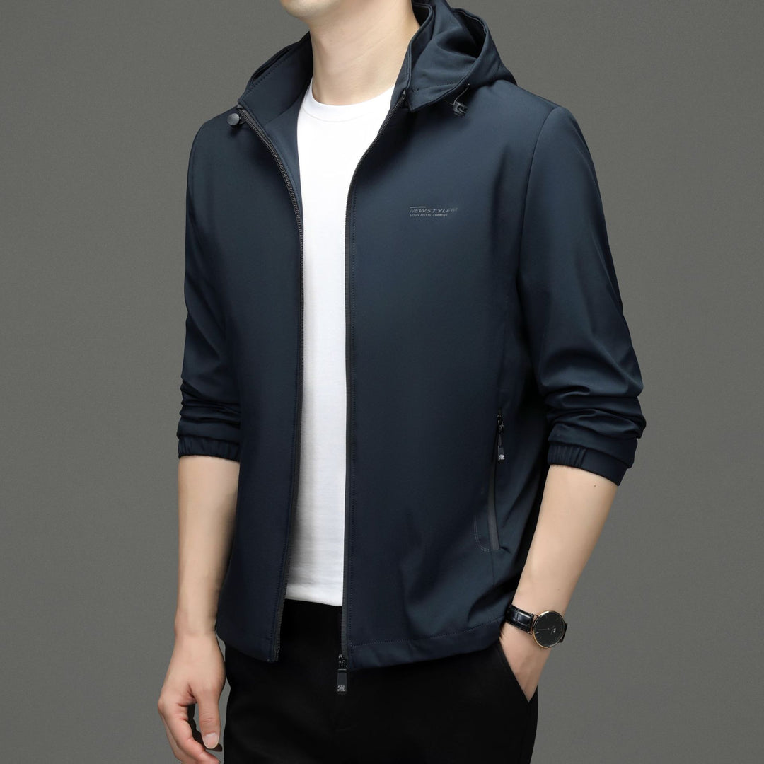 Herren Übergangsjacke mit optimierter atmungsaktiver Technologie und praktischem Kapuzendesign Drune