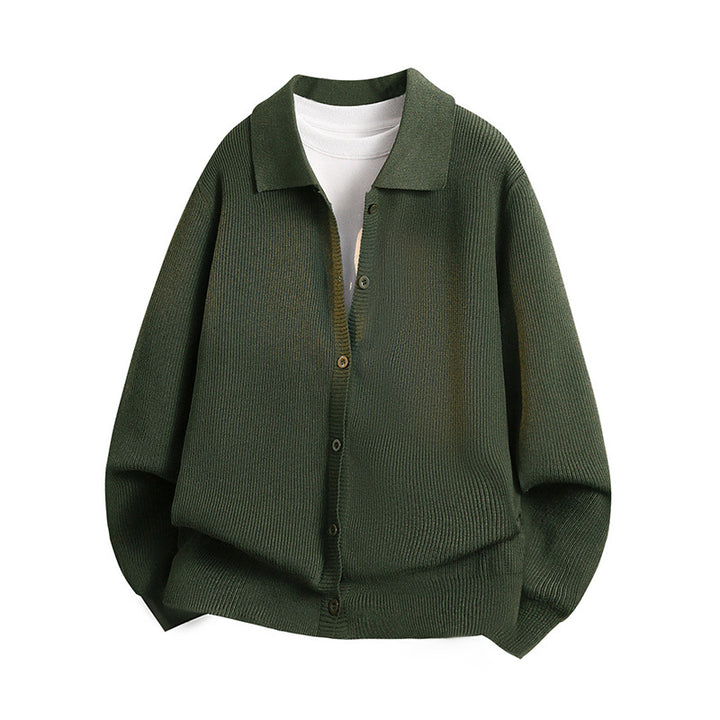 Damen Elegante Strickjacke mit Knopfleiste Drune