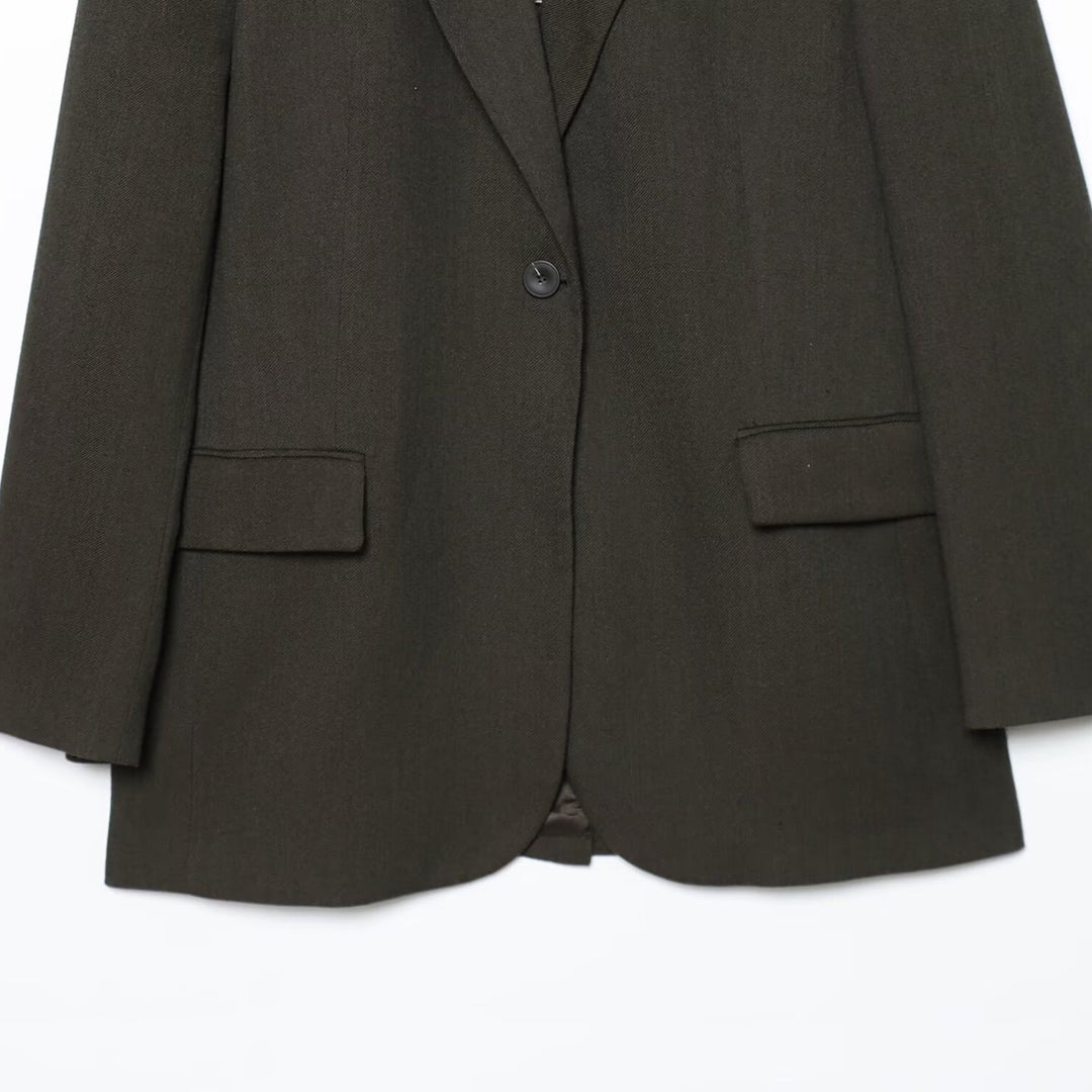 Damen eleganter Blazer mit dezentem Schnitt Drune