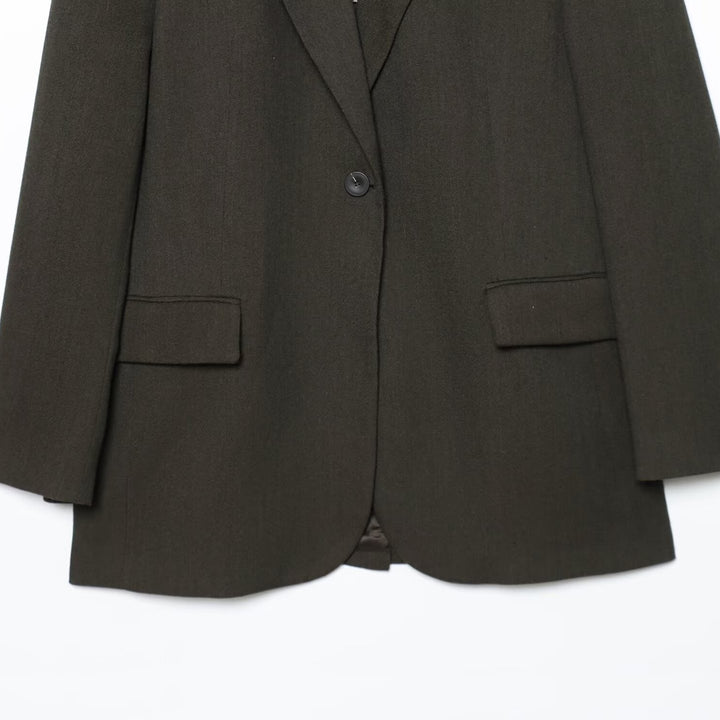 Damen eleganter Blazer mit dezentem Schnitt Drune