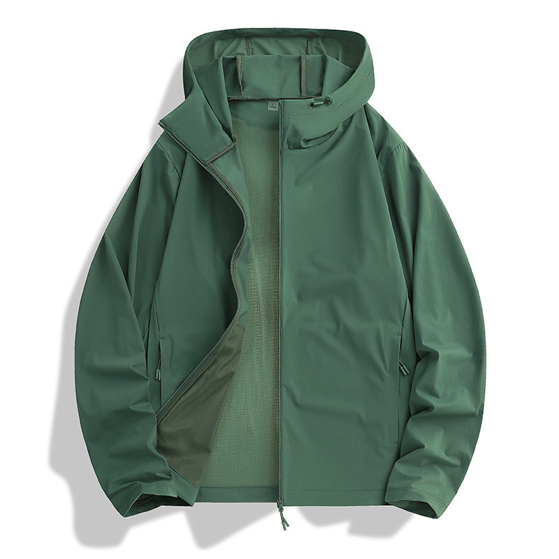 Damen Winddichte Kapuzenjacke Drune