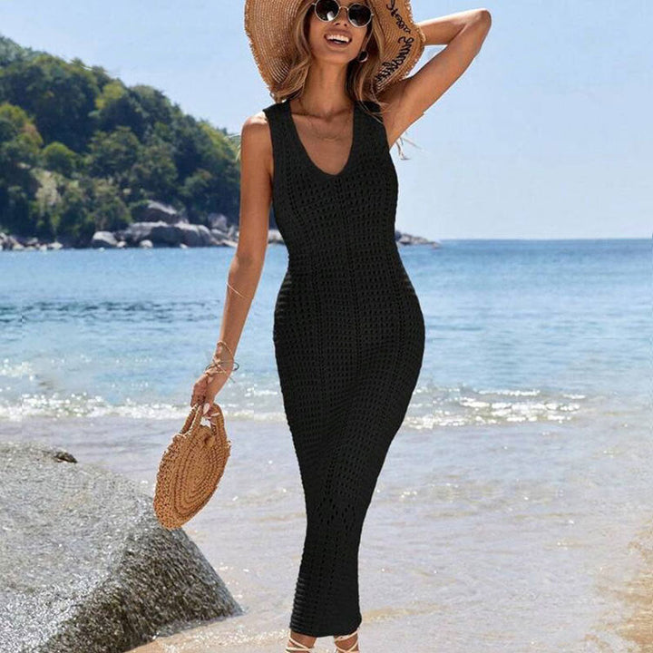 Damen modisches Häkel-Strandkleid Drune