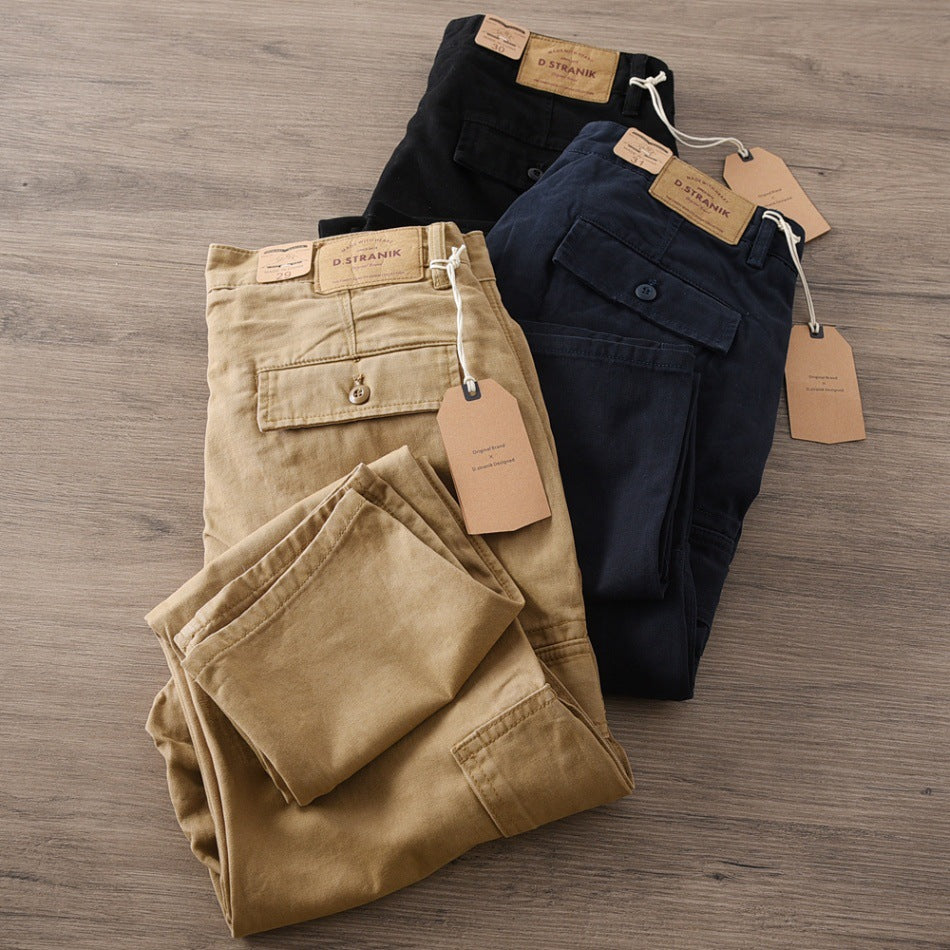Herren Cargo-Hose mit praktischen Seitentaschen Drune