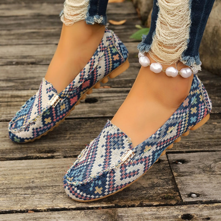 Damen Elegante Texturierte Slipper Drune