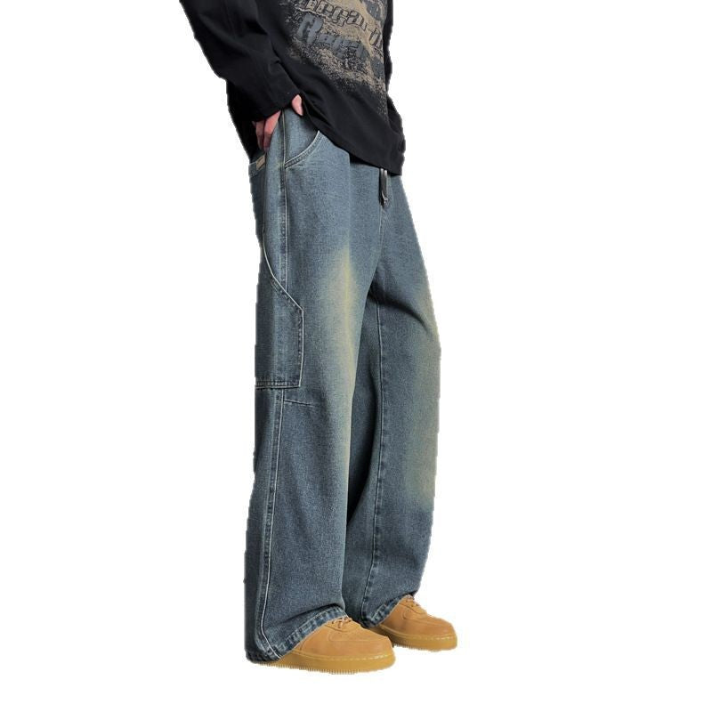 Herren Lässige und weite Jeans Drune