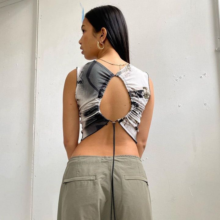 Damen Crop Top Drune