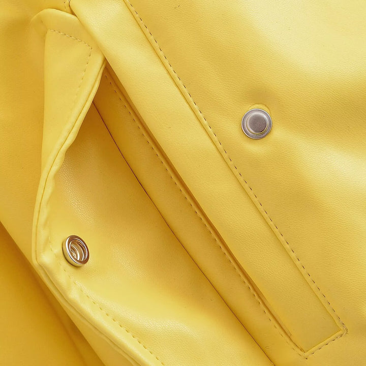 Damen Oversized Bomberjacke mit Reißverschluss, Kragen, gerippten Bündchen und Pattentaschen Drune