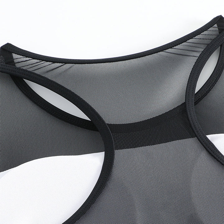 Damen sportliches Tankini-Set mit atmungsaktivem Racerback Drune