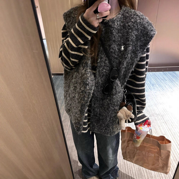 Damen Strickpullover Drune