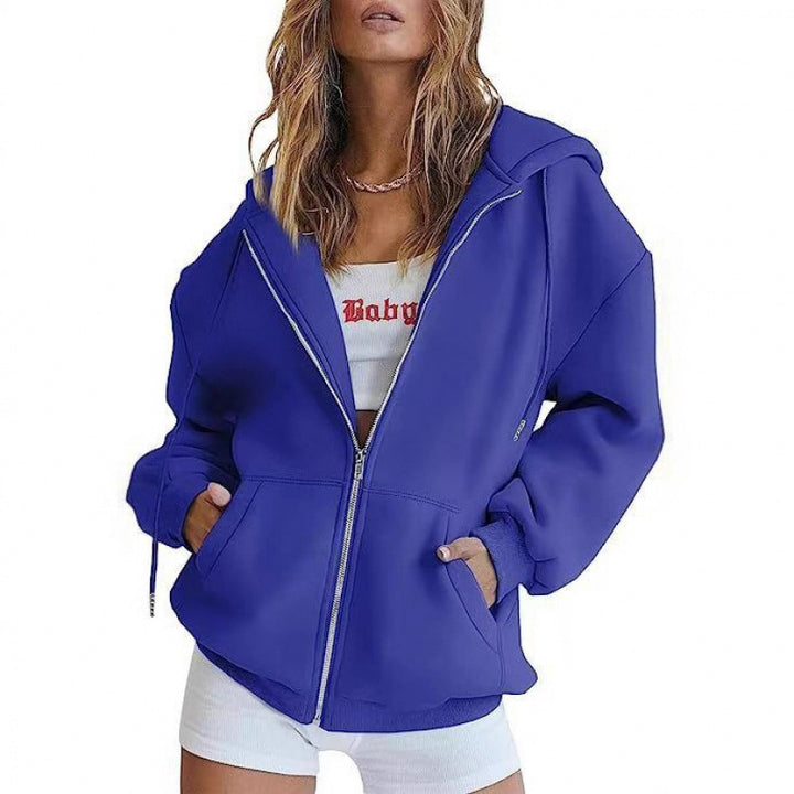 Damen Oversized Kapuzenjacke Drune