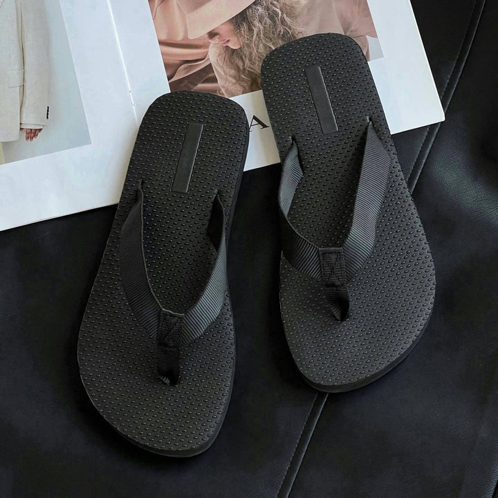 Damen Bequeme Zehentrenner-Sandalen mit rutschfester Sohle Drune
