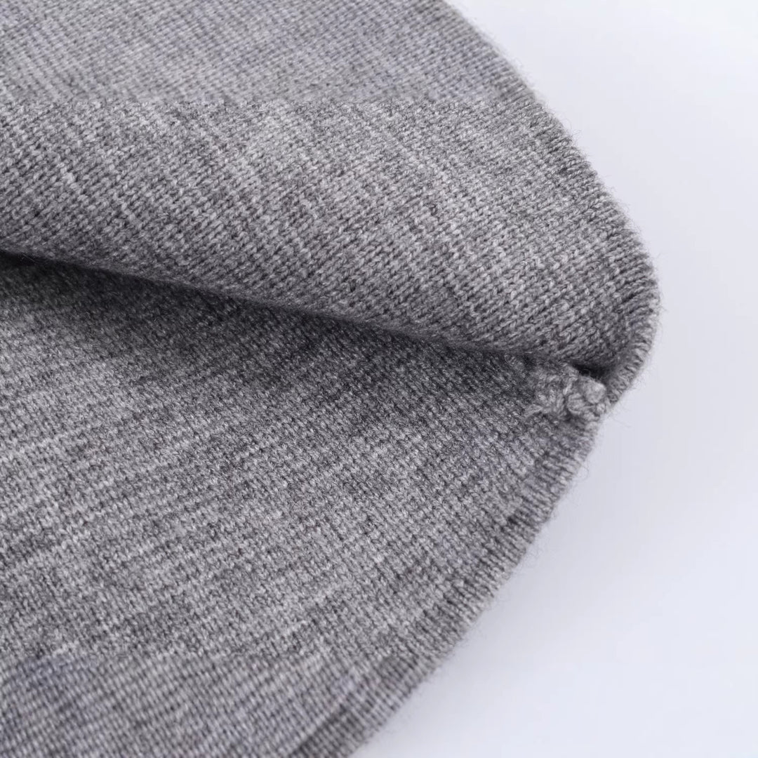 Damen Feinstrickpullover mit Tunnelzugtaillierung, Rundhals und Ballonärmeln Drune