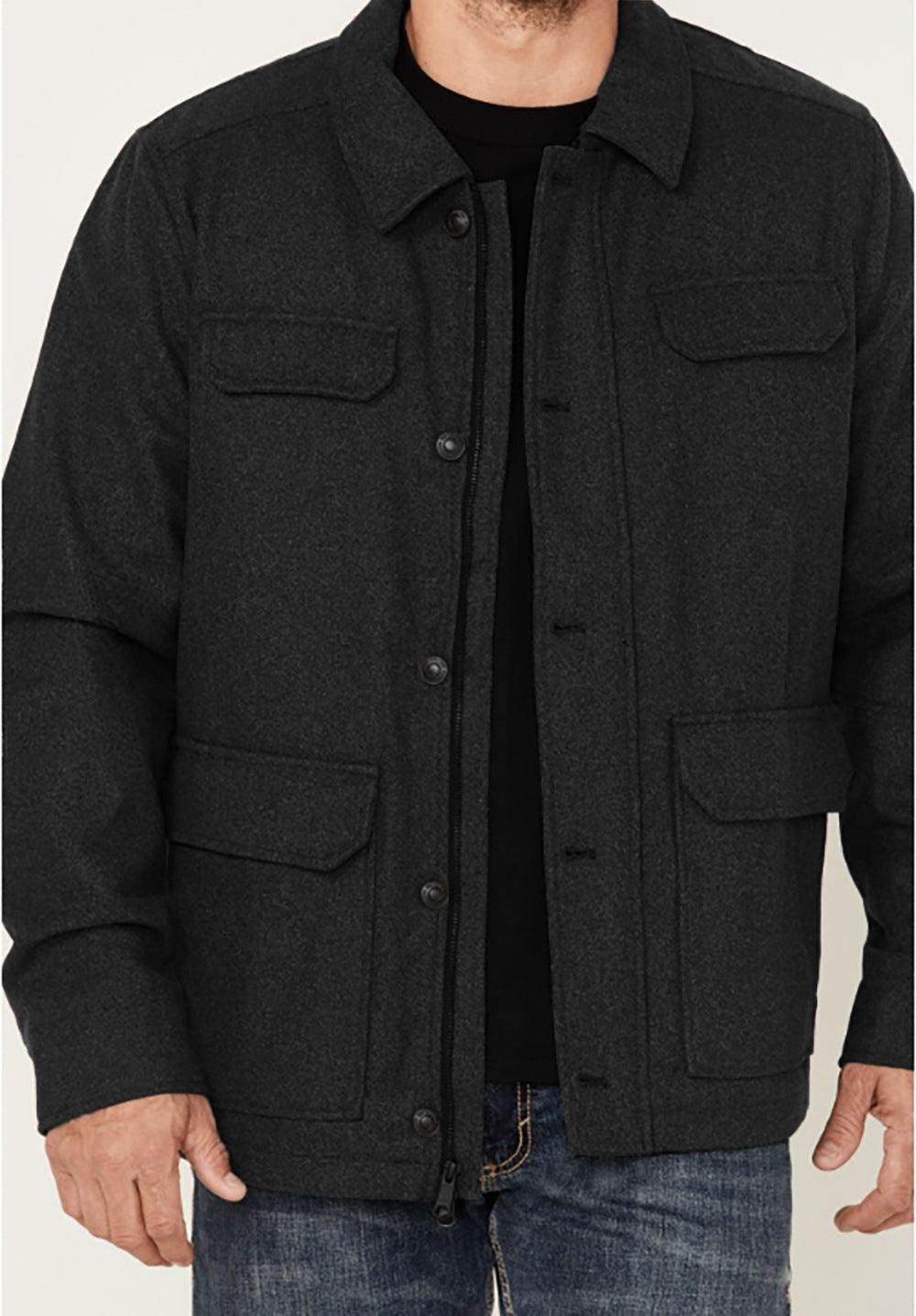 Herren lässige Flanelljacke Drune