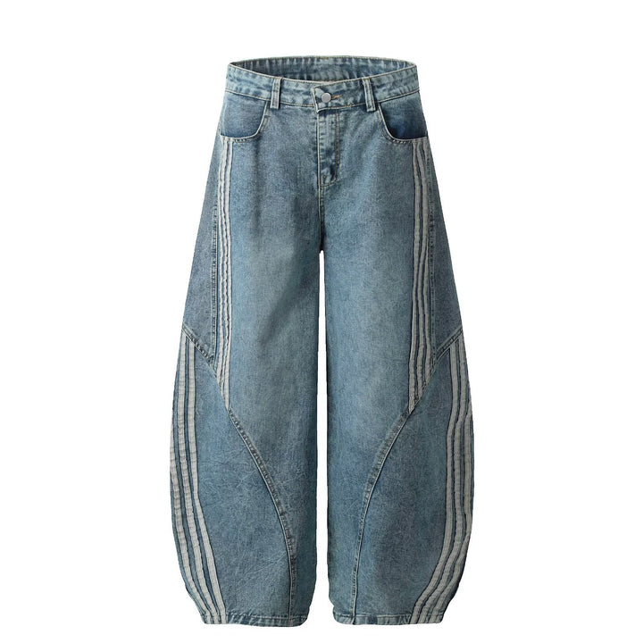 Damen Modische Weitbein-Jeans Drune