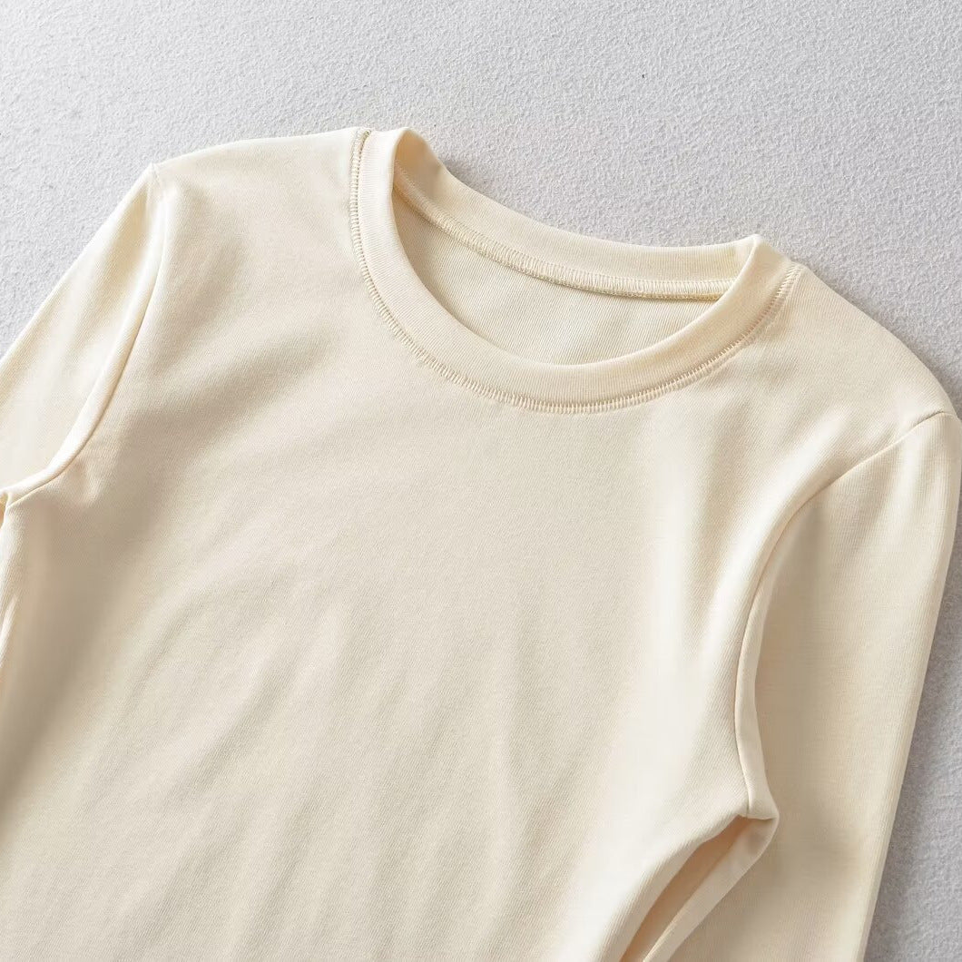 Damen Langarmshirt aus weichem Baumwollmix Drune