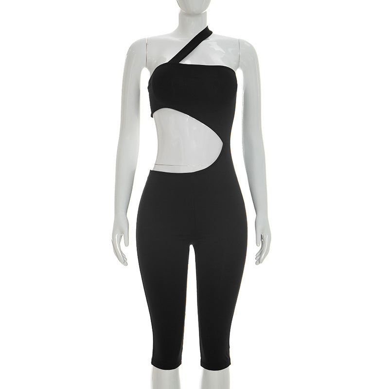 Damen Sportliches Set mit Crop-Top und Leggings Drune